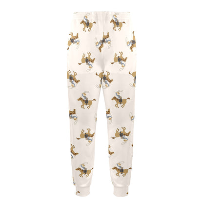 Cowboy Pattern Print Design 01 Men's Casual Track Pants