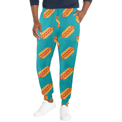 Hot Dog Pattern Print Design 03 Men's Casual Track Pants