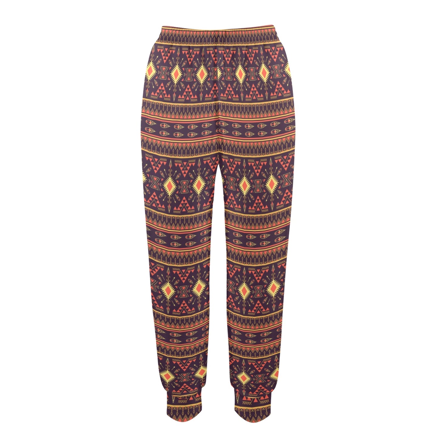 Southwest Ethnic Design Themed Print Women's Casual Track Pants