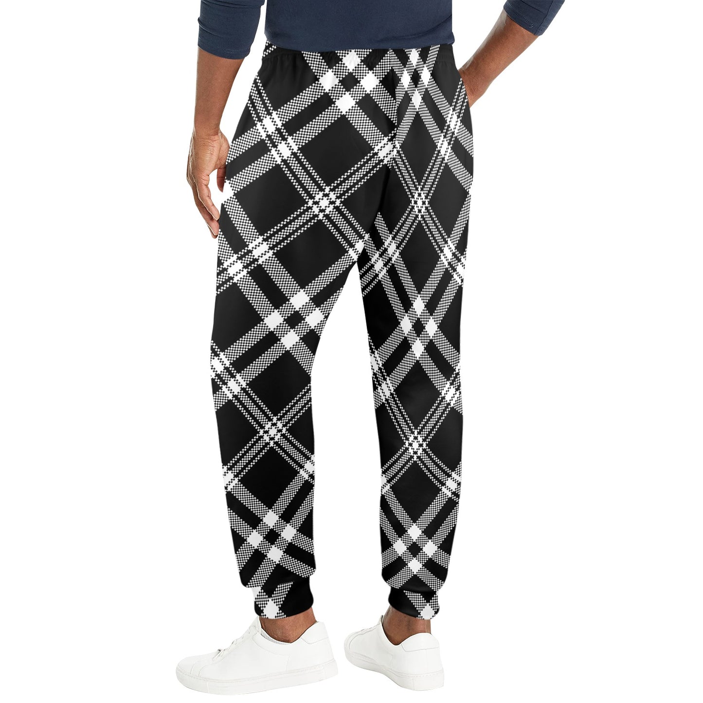 Madras Pattern Print Design 03 Men's Casual Track Pants