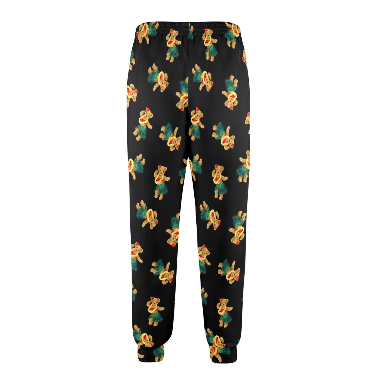 Hula Bear Pattern Print Design 06 Men's Casual Track Pants