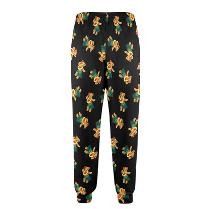 Hula Bear Pattern Print Design 06 Men's Casual Track Pants