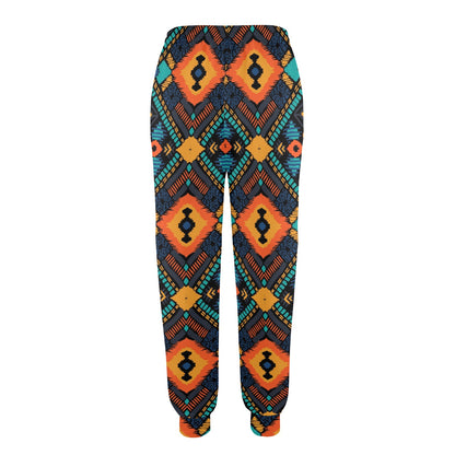 Kente Pattern Print Design 04 Women's Casual Track Pants
