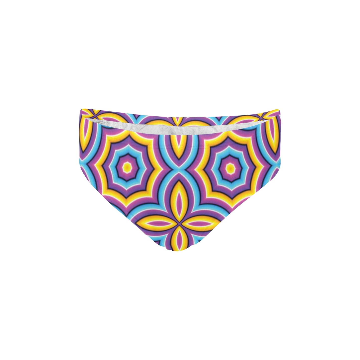Optical illusion Pattern Print Design A03 Men's Swimming Briefs