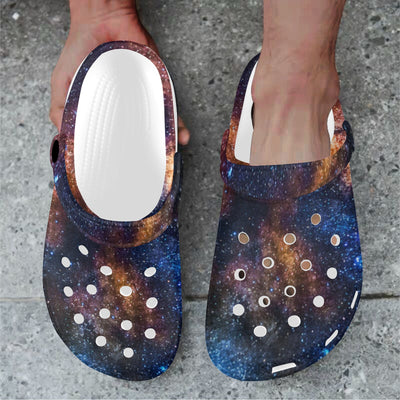 Celestial Milky way Galaxy Unisex Clogs Shoes