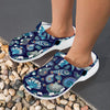 Beach Seashell Blue Print Unisex Clogs Shoes