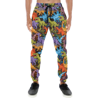 dinosaur Design Print Pattern JJ0102 Men's Sweatpants