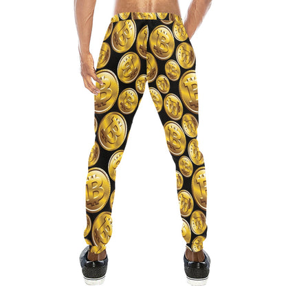 Bitcoin Pattern Print Design DO05 Men's Sweatpants