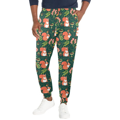 Squirrel Print Design LKS302 Men's Casual Track Pants