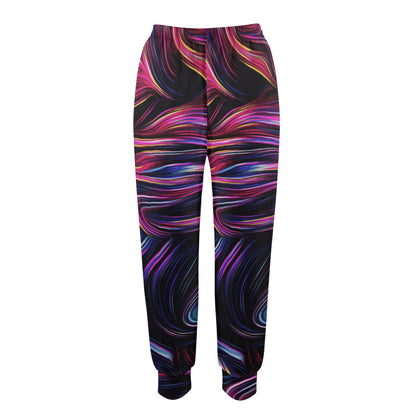 Liquid Pattern Print Design 01 Women's Casual Track Pants