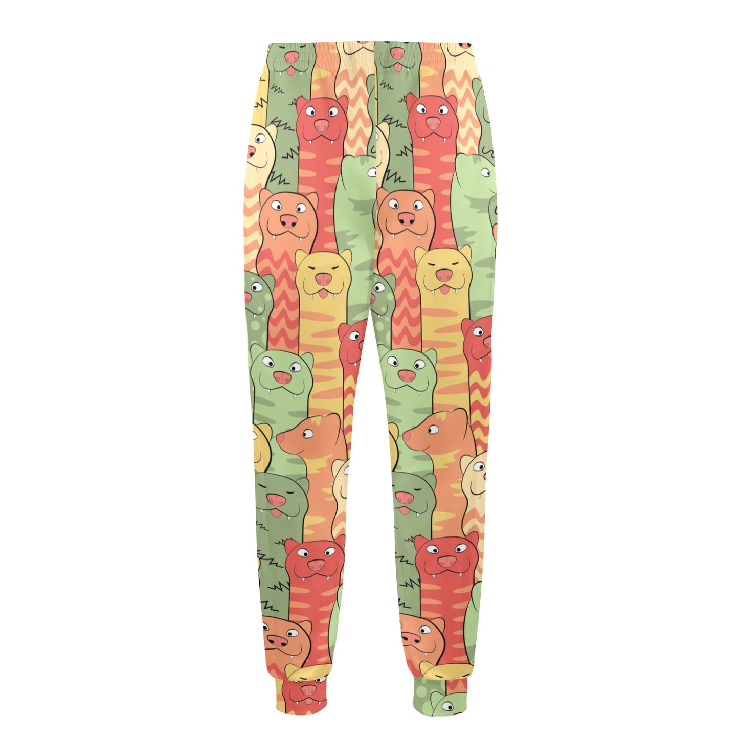 Ferret Pattern Print Design 01 Men's Casual Track Pants
