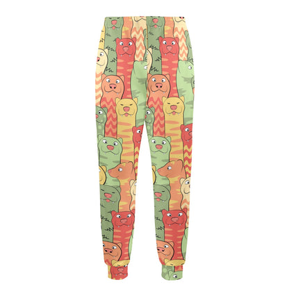 Ferret Pattern Print Design 01 Men's Casual Track Pants