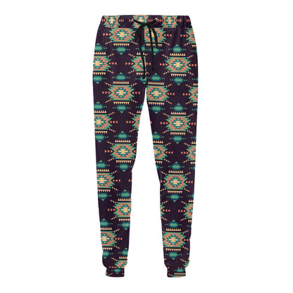 Navajo Geometric Style Print Pattern Men's Sweatpants