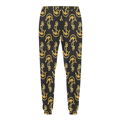 Anchor Gold Pattern Men's Sweatpants