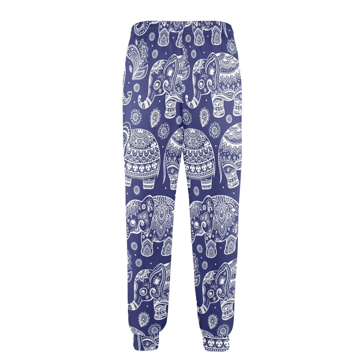 White Elephant Mandala Men's Casual Track Pants
