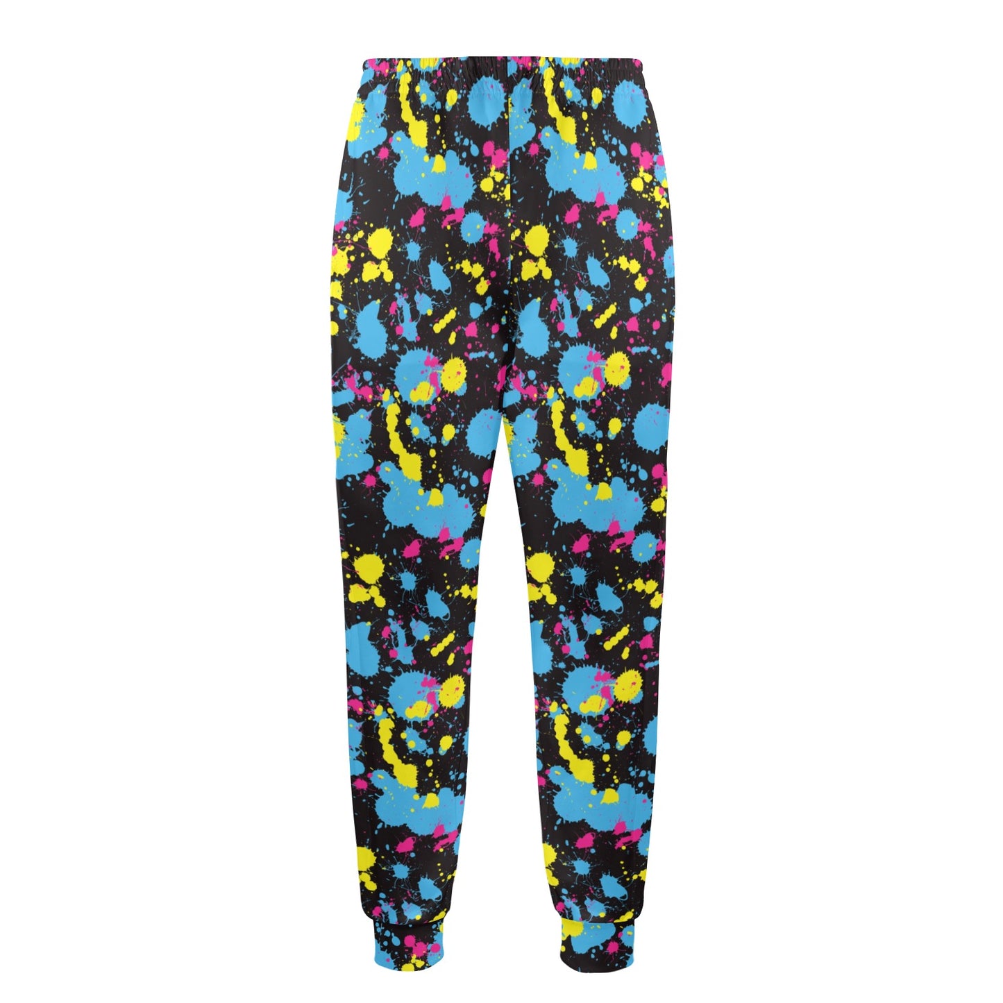 Splatter Colorful Print Design LKS301 Men's Casual Track Pants