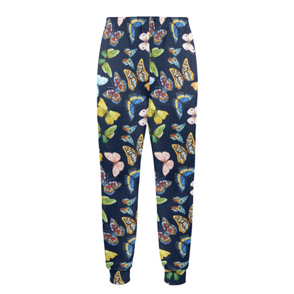 Butterfly Beautiful Print Pattern Men's Casual Track Pants