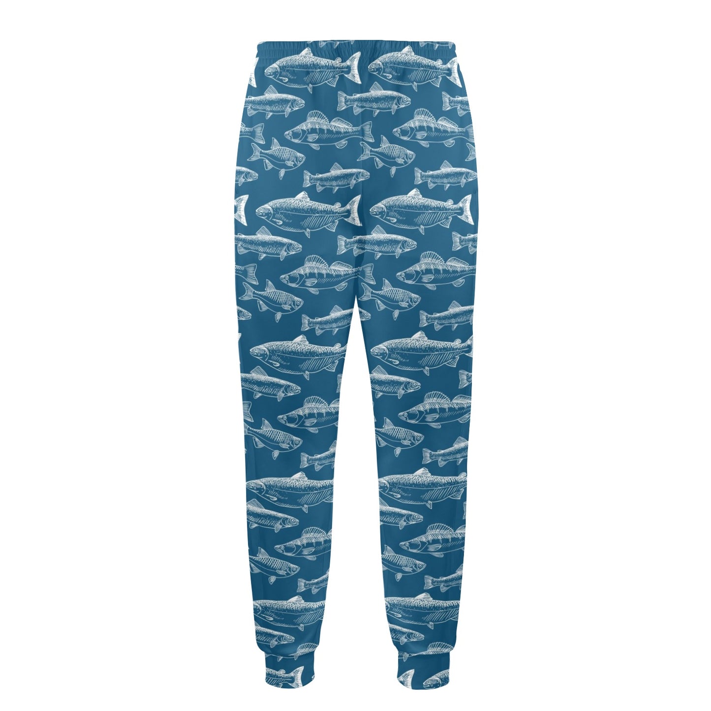 Salmon Fish Print Design LKS301 Men's Casual Track Pants