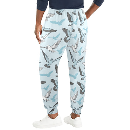Pigeon Pattern Print Design 03 Men's Casual Track Pants