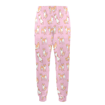 Shiba Inu Print Design LKS303 Men's Casual Track Pants