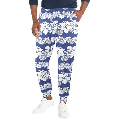 Hawaiian Themed Pattern Print Design H07 Men's Casual Track Pants
