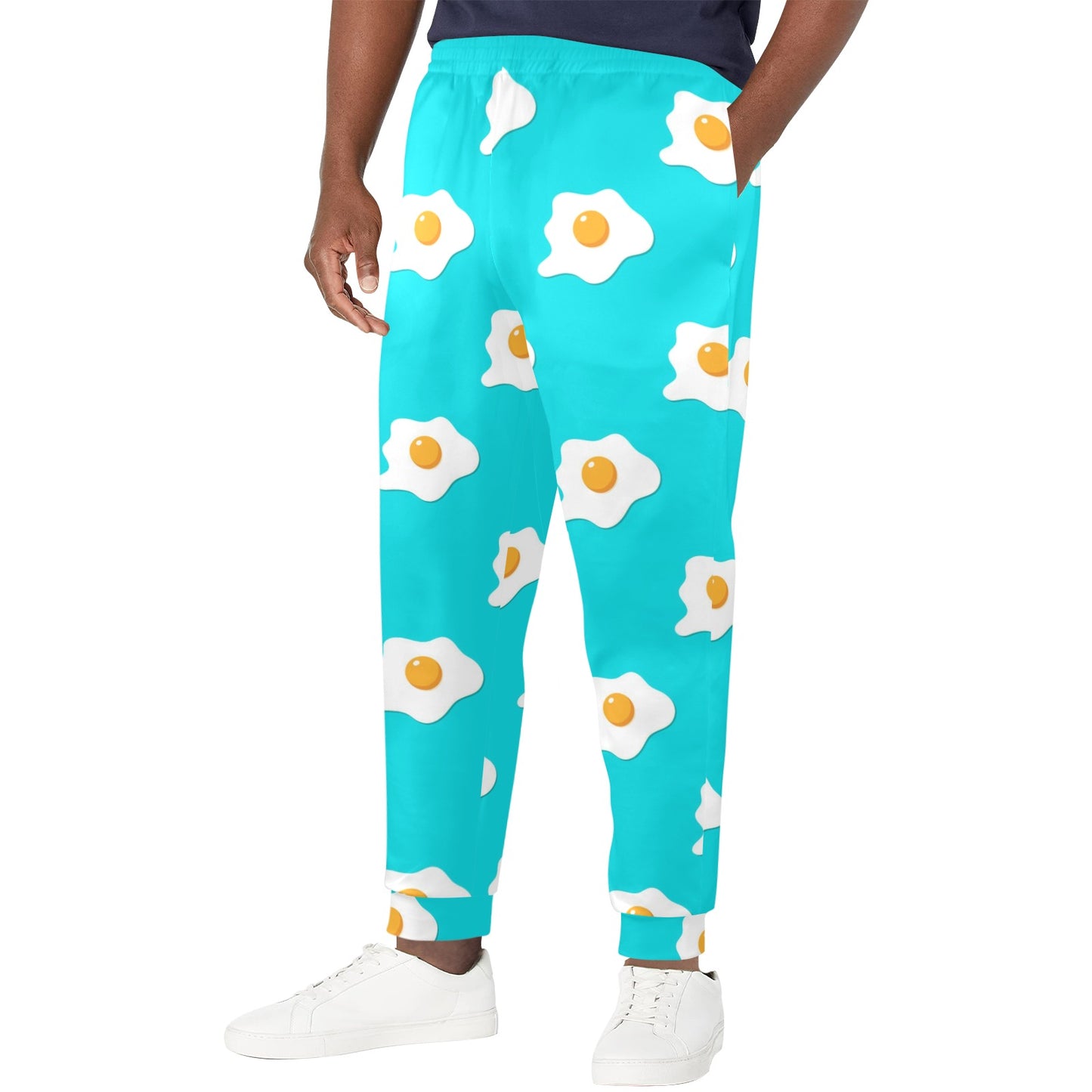 egg Design Print Pattern JJ0164 Men's Casual Track Pants