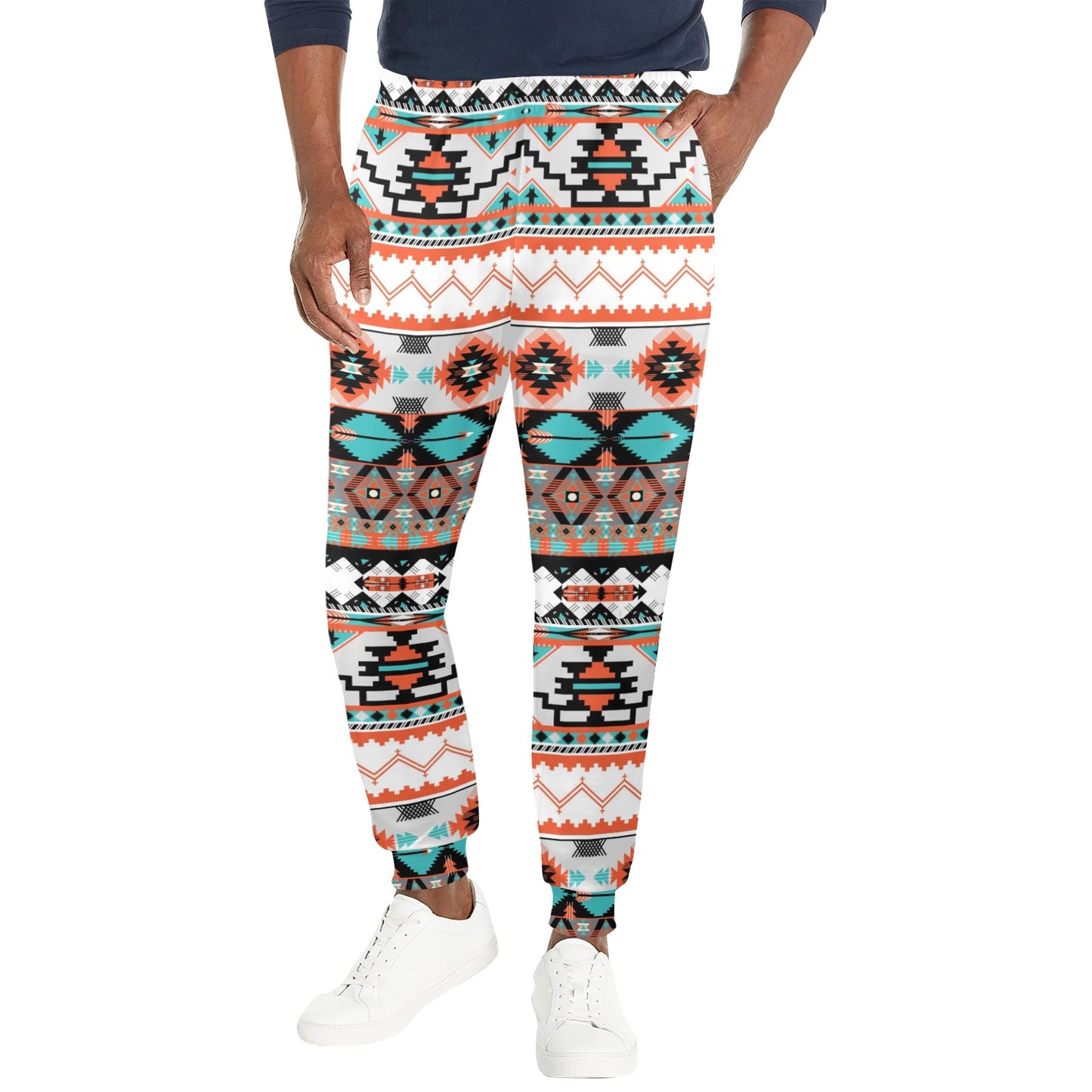 Tribal Aztec Indians pattern Men's Casual Track Pants