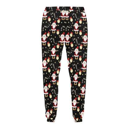 Santa Christmas Themed Print Design LKS307 Men's Sweatpants