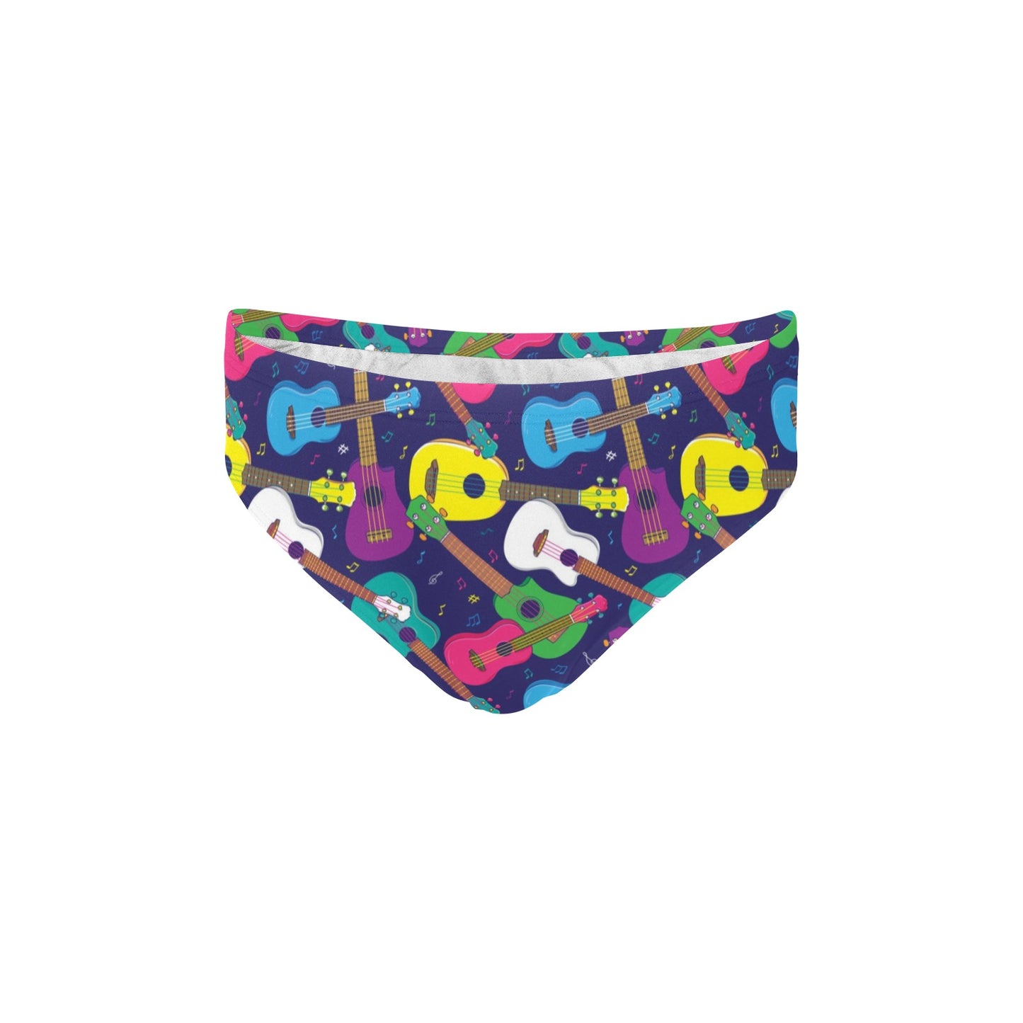 Ukulele Pattern Print Design 02 Men's Swimming Briefs