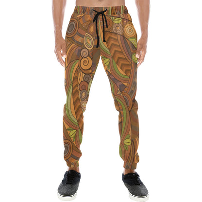 Maori Ornament Design Print Men's Sweatpants