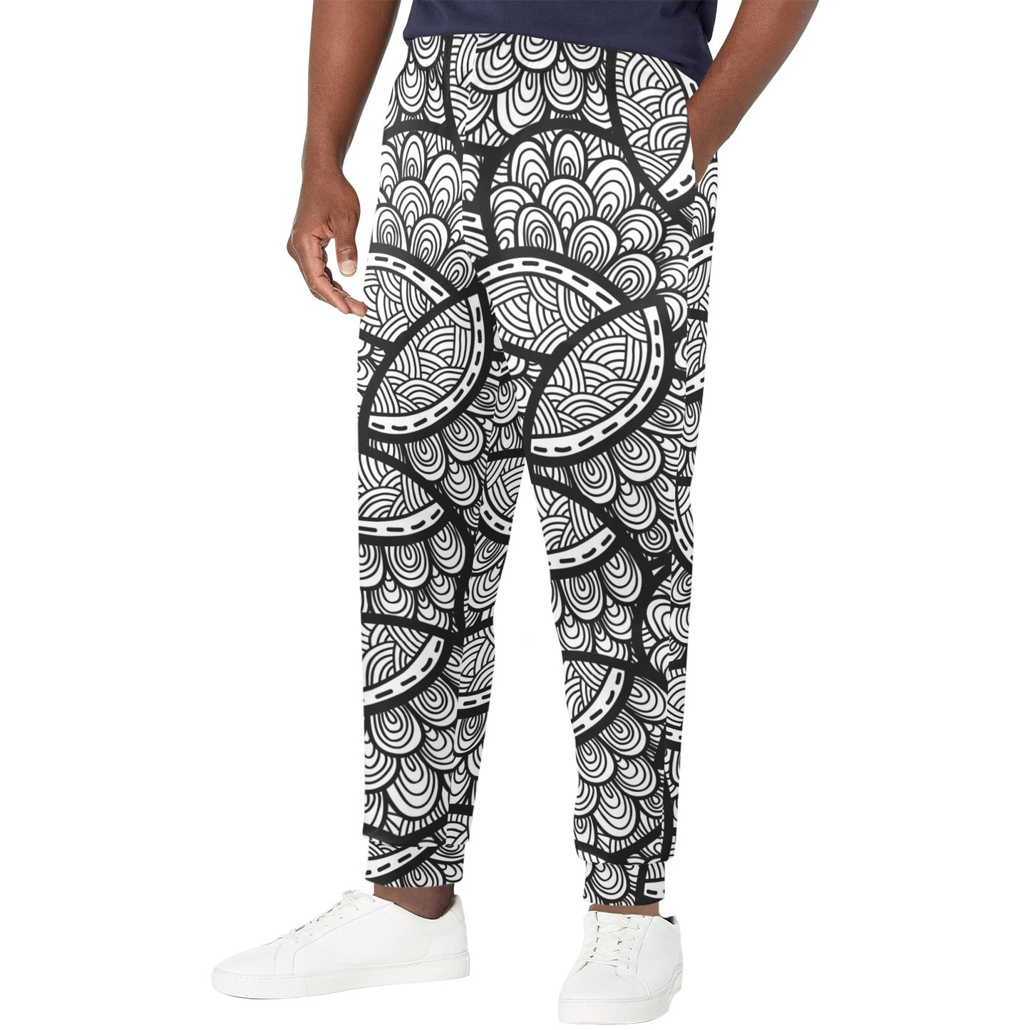 Polynesian Pattern Print Design A01 Men's Casual Track Pants