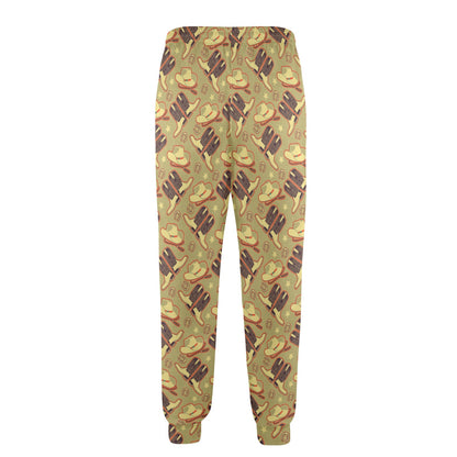 Western Cowboy Themed Men's Casual Track Pants