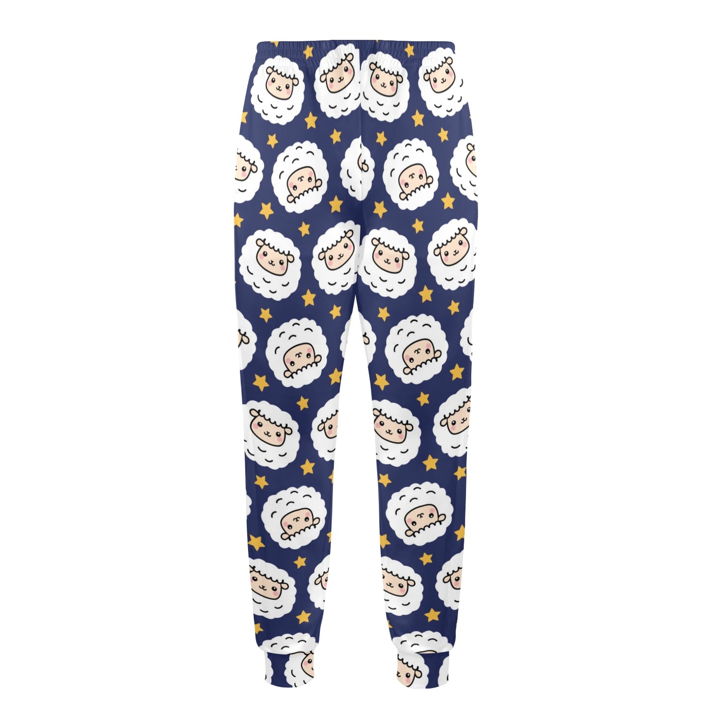 Sheep Print Design LKS402 Men's Casual Track Pants