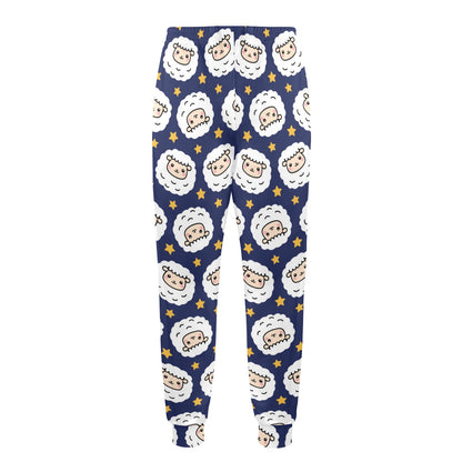 Sheep Print Design LKS402 Men's Casual Track Pants