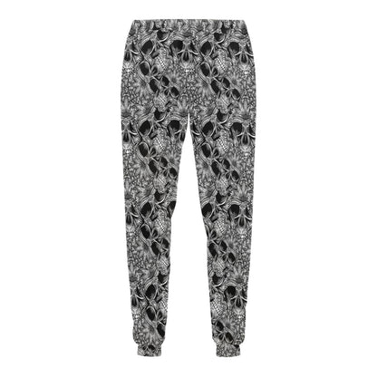 Skull Tattoo Design Print Men's Sweatpants