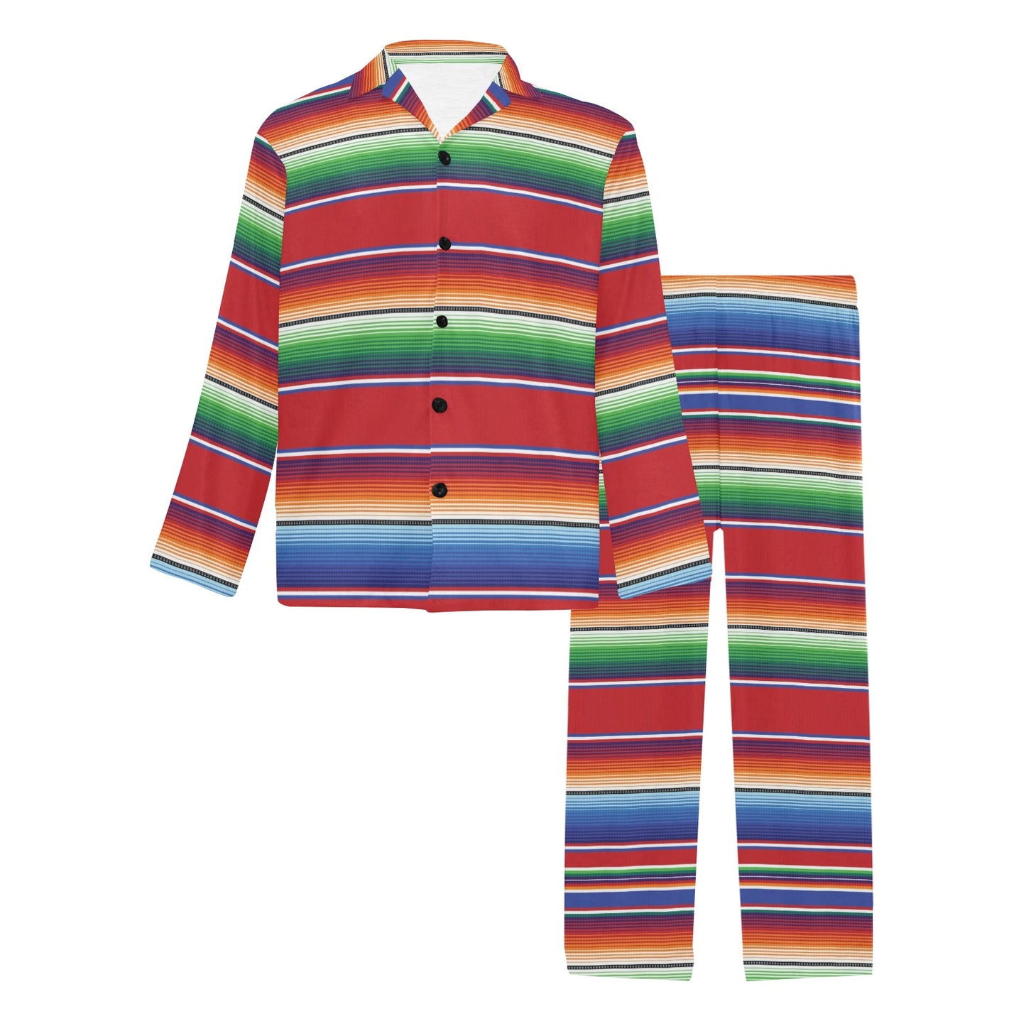 Serape Print Design LKS304 Men's Long Pajama Set