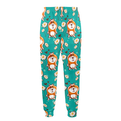 Hamster Pattern Print Design 01 Men's Casual Track Pants