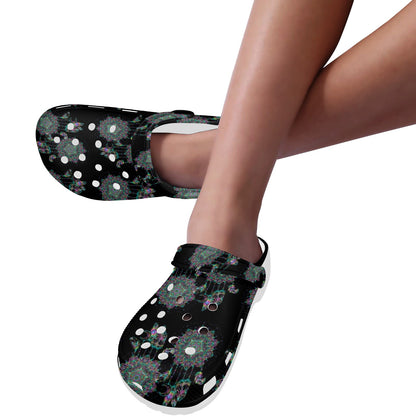 Dream Catcher Colorful Hand Draw Unisex Clogs Shoes