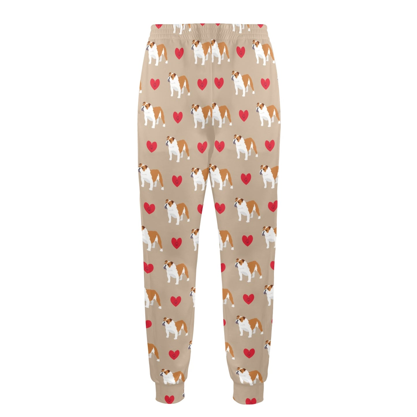 Bulldogs Pattern Print Design 02 Men's Casual Track Pants