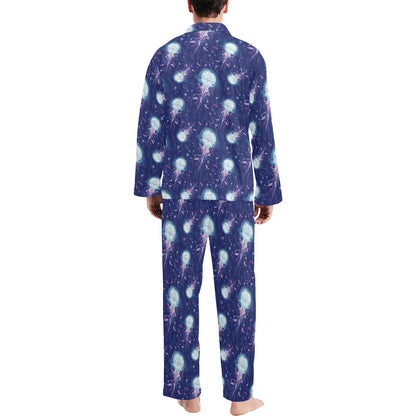 Jellyfish Cute Design Men's Long Pajama Set