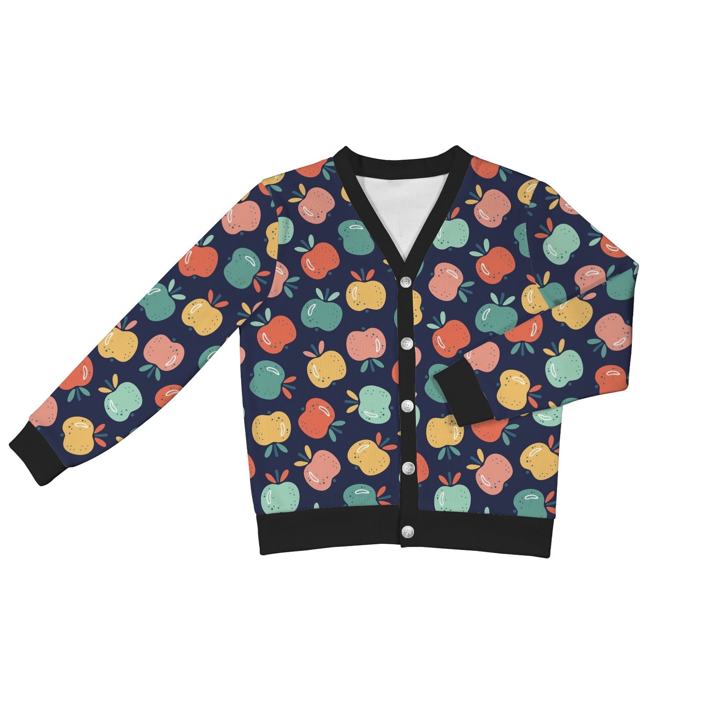 Apple Pattern Print Design AP09 Women's Cardigan