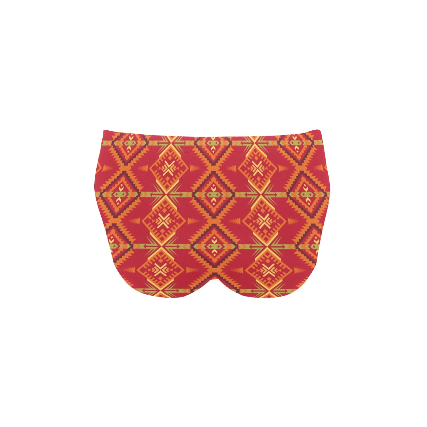 Southwest Pattern Print Design LKS305 Men's Swimming Briefs