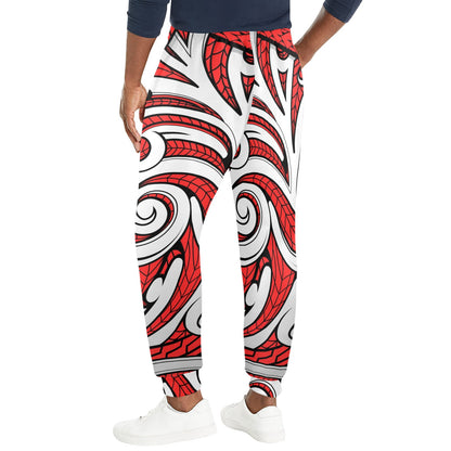 Maori Polynesian Themed Design Print Men's Casual Track Pants