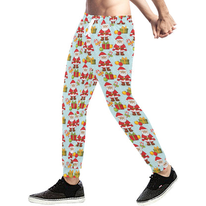 Santa Christmas Themed Print Design LKS303 Men's Sweatpants