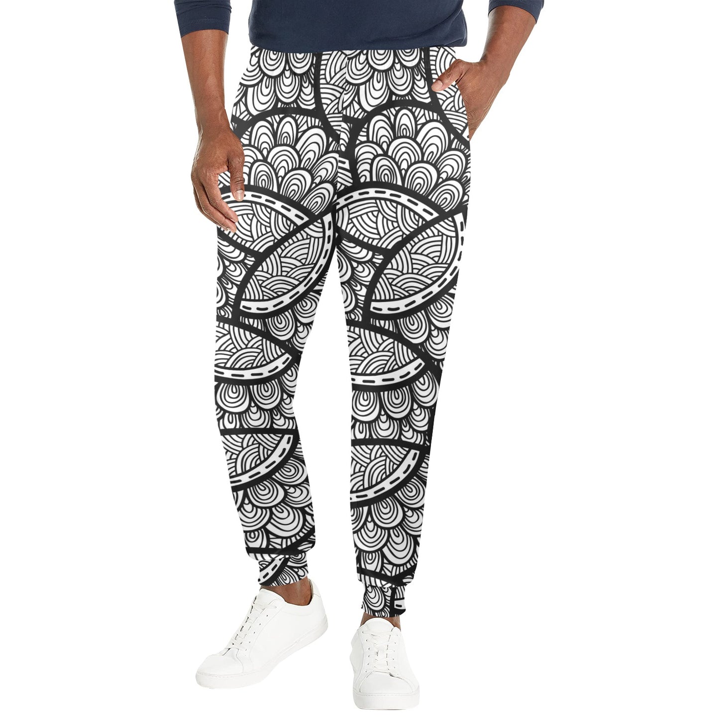 Polynesian Pattern Print Design A01 Men's Casual Track Pants