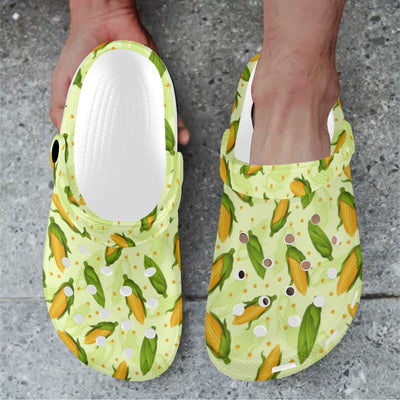 Agricultural Fresh Corn cob Print Pattern Unisex Clogs Shoes