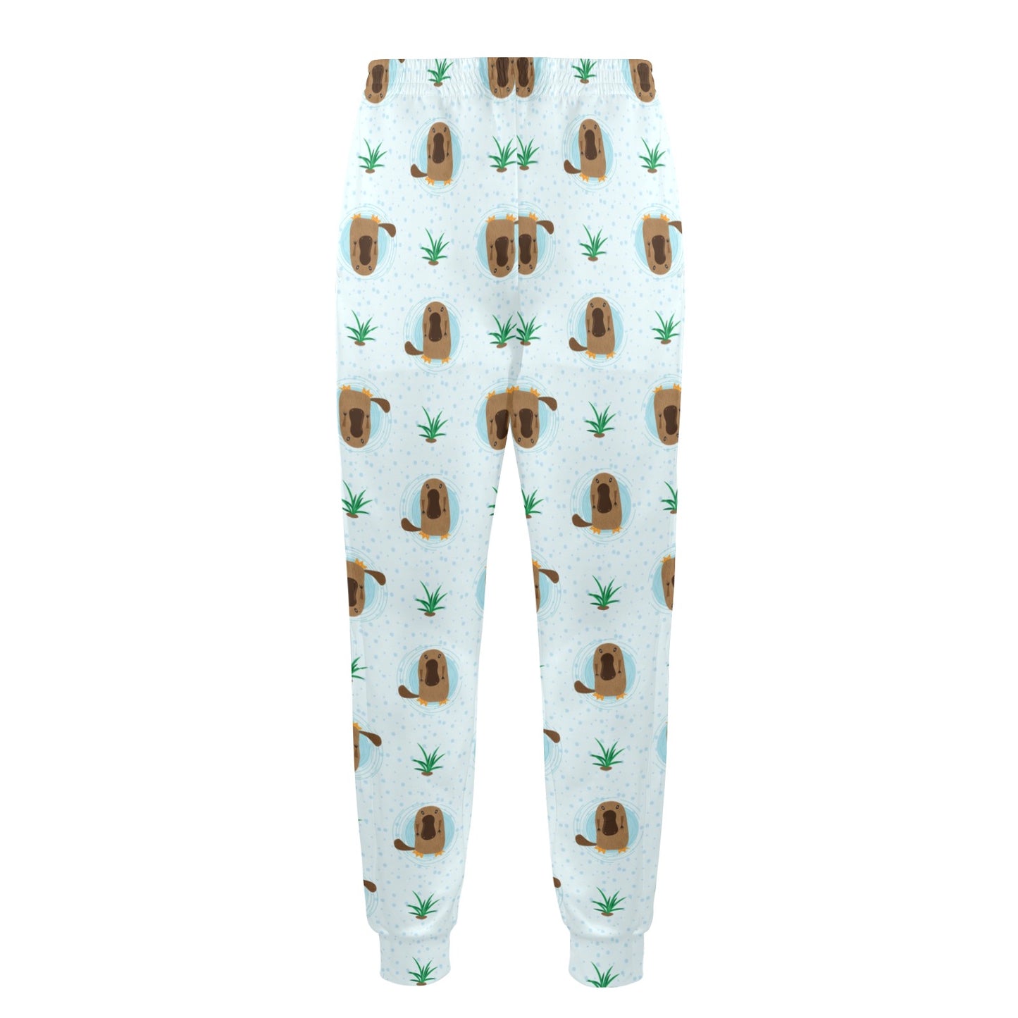 Platypus Pattern Print Design A04 Men's Casual Track Pants
