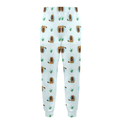 Platypus Pattern Print Design A04 Men's Casual Track Pants