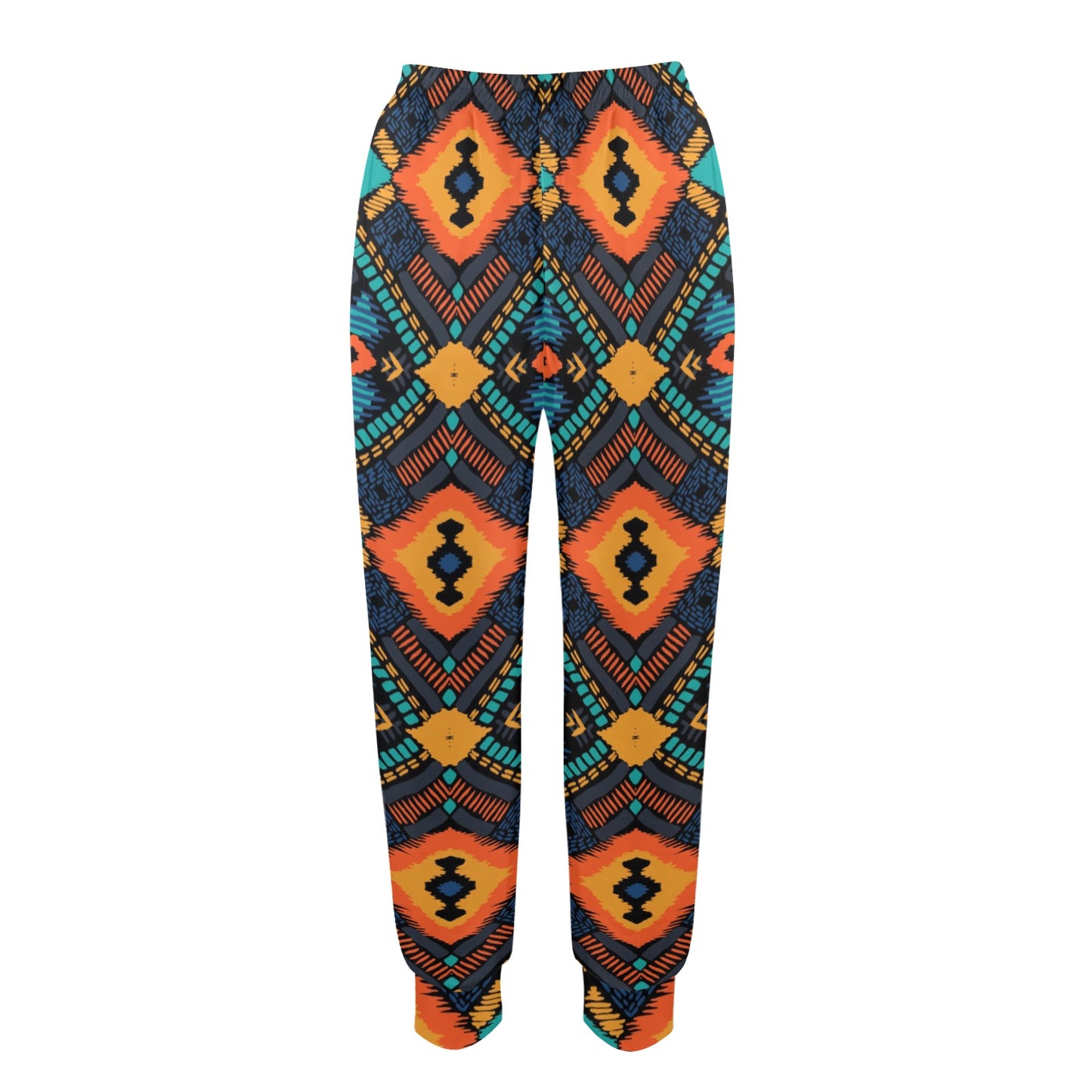 Kente Pattern Print Design 04 Women's Casual Track Pants