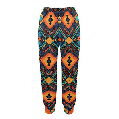 Kente Pattern Print Design 04 Women's Casual Track Pants
